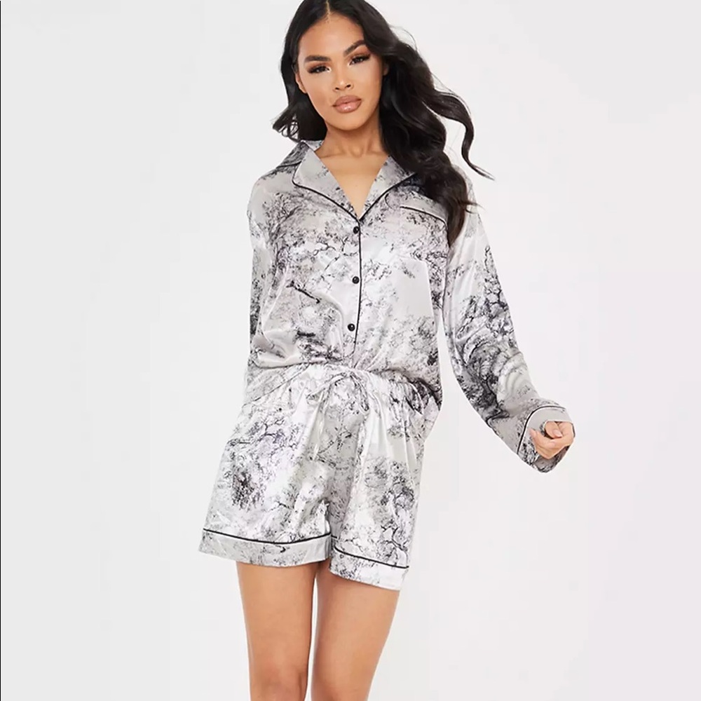 ASOS Lorna Luxe Silky Pajama Set